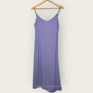 Reformation Jaxon Midi Slip Dress | Sz 8 | Purple Lilac | Open Babygirl Wedding